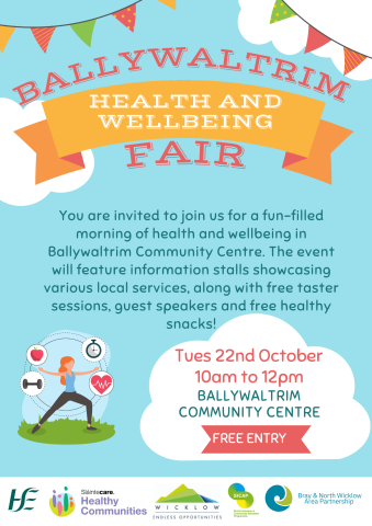 Health and Wellbeing Fair poster