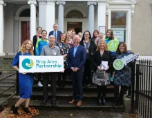 Photo of Minister of Health, Stephen Donnelly, and others at SPECS Bray Family Centre