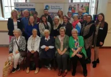 Photo of group of volunteers at the lunch